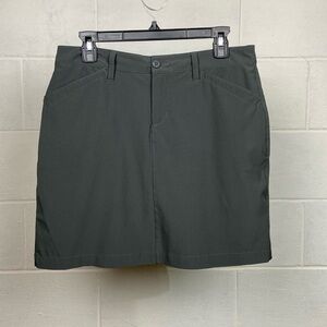 Eddie Bauer Women's Athletic Skort‎ Stretch Pockets Size 8 Grey Golf Pickleball